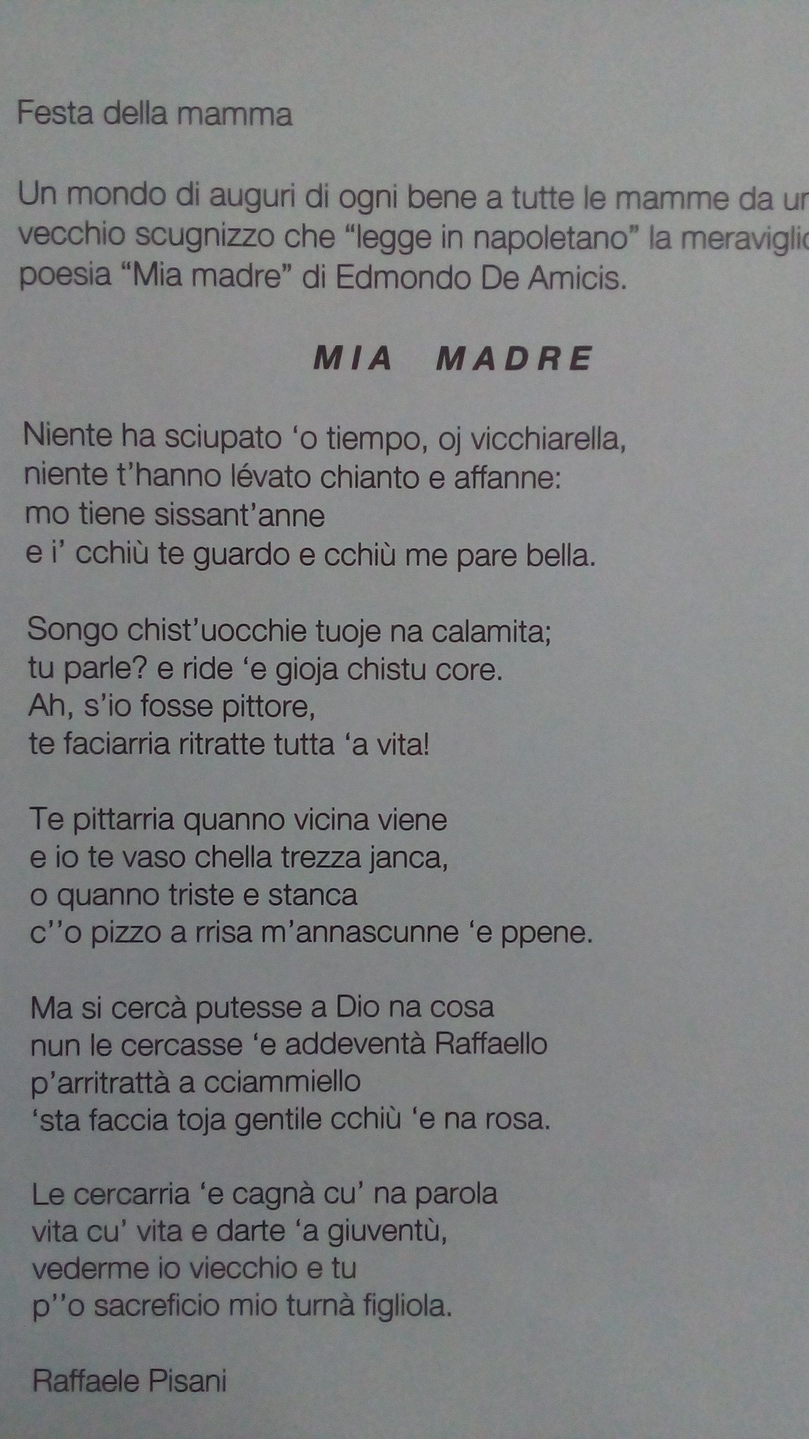 Roberto Coletta Amici Buona Festa Della Mamma Grazie Pisani41