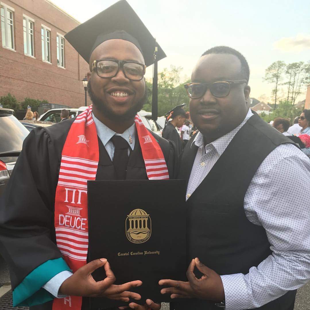 Brother Hopper with Past Advisor Brother McCallum #Achievement