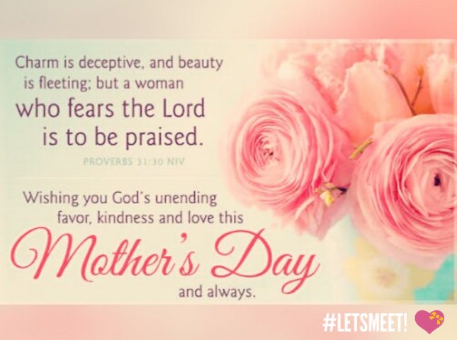 LetsMeetSA's tweet photo. Happy Mothers Day, you supermoms 💕! 
#MothersDay #blessings #love 

#LETSMEET!💝 https://t.co/qClziSgxW7