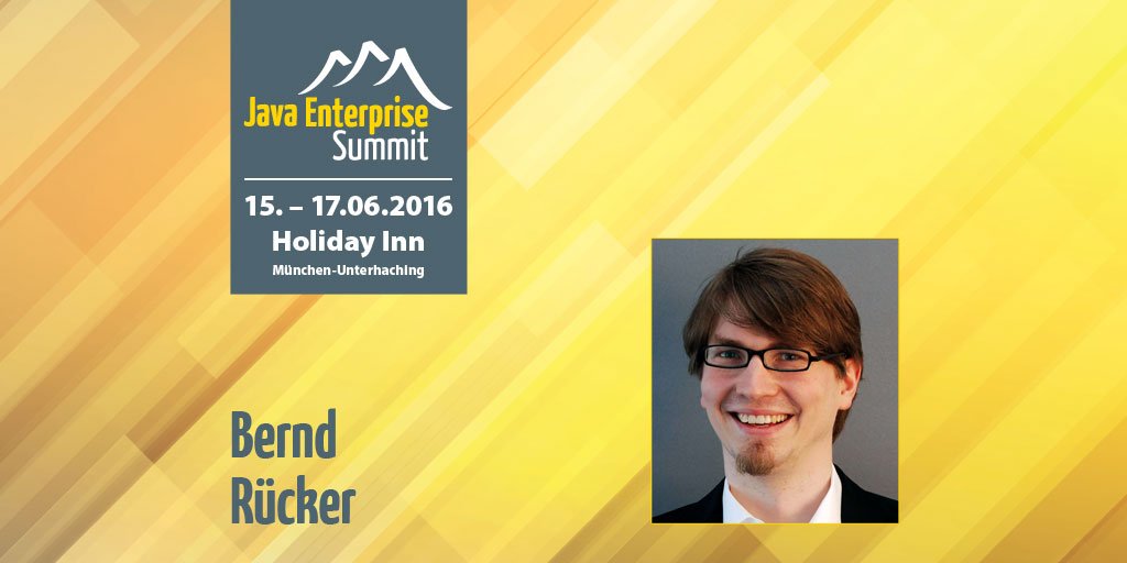 JavaESummit's tweet image. Wir freuen uns sehr, dass @berndruecker mit dabei ist! Alles zum Trainer: ow.ly/4njMnW #JavaESummit