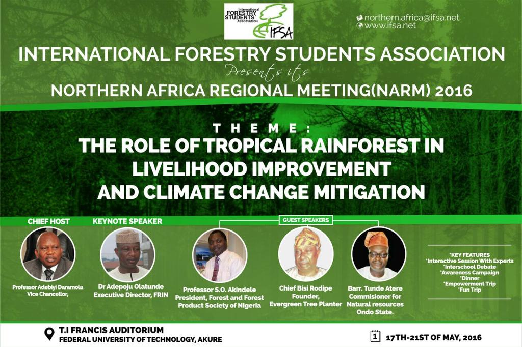 therealkaykerry's tweet photo. Wen d youths decides to do something abt climate change #NarmFUTA16 #Narm16 @FRINOFFICIAL @ProfOsinbajo @channelstv https://t.co/H6ebvyI0VT