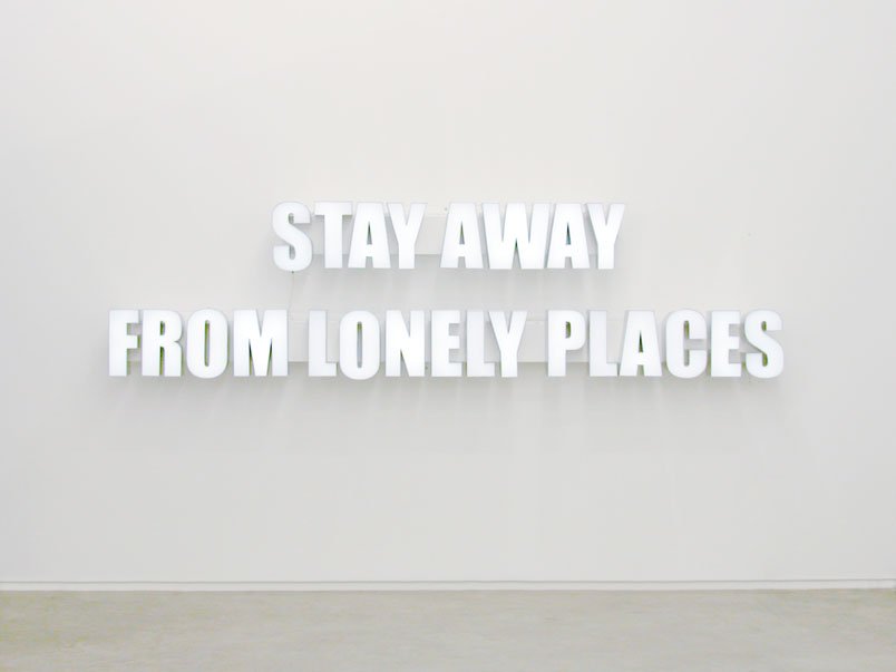 coletividad's tweet photo. 'Stay Away from Lonely Places' #ronterada #visualart https://t.co/t12vH9NhyH