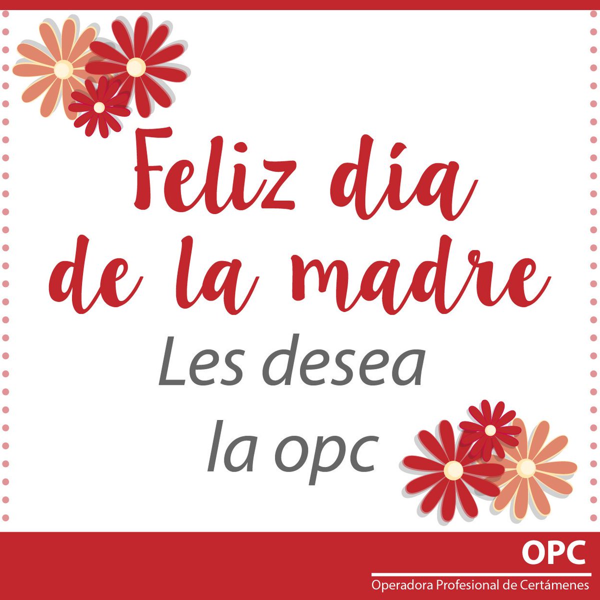 OPCudem's tweet photo. Feliz día les desea la @OPCudem a todas las madres! ❤🌻 https://t.co/HPRpAXnyjY