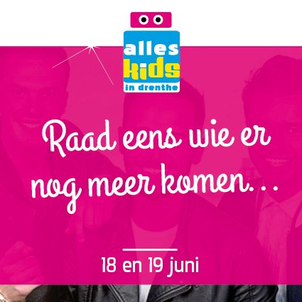 #AKID <a href="/emmen/">emmen</a> #concert #hint
#kidstop20 
Kom je ook op 18 en 19 juni?