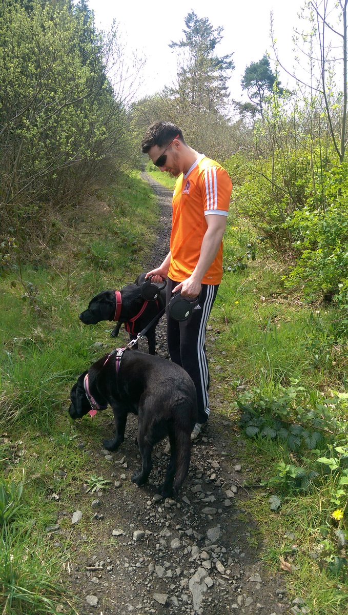 Resigned to @BlackpoolFC relegation. Walking dogs instead #blackpool #BFC #OystonOut #NAPM #seeyouinleague2