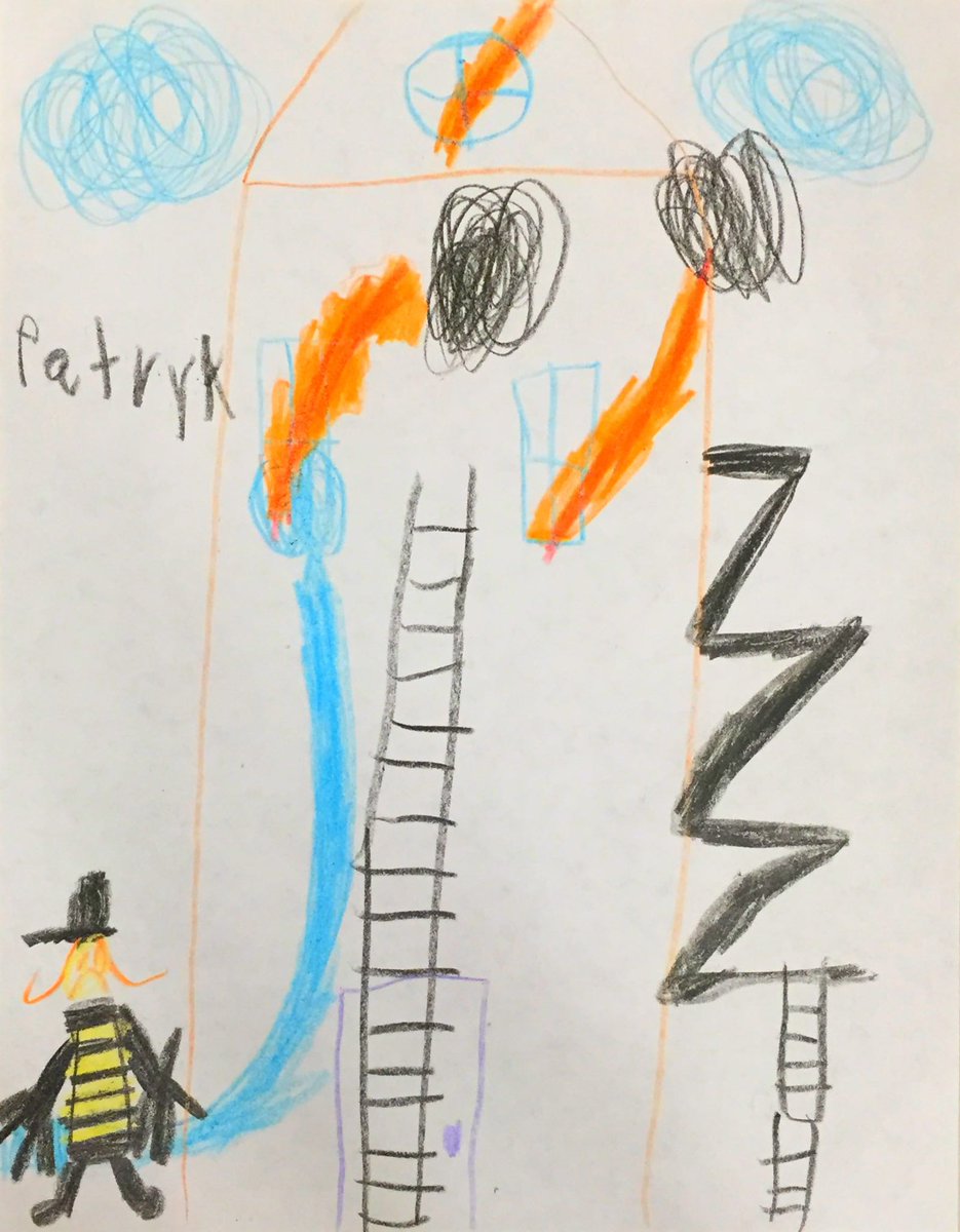 FDNY's tweet photo. “My mom is brave” – Patryk, age 7, son of FDNY Firefighter Kinga Mielnik from #Engine282. #HappyMothersDay https://t.co/7TZOJPv71u