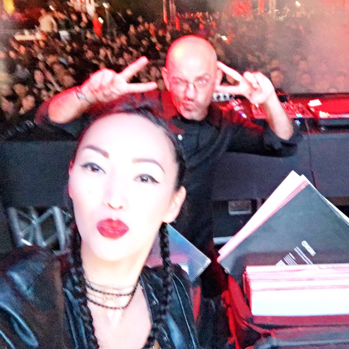 Korlan_Madi's tweet photo. Let's get it started! 😈#CirocVodka #Ballroom16 #IBI16 #Korlan #SvenVath https://t.co/tE54B1ETFG