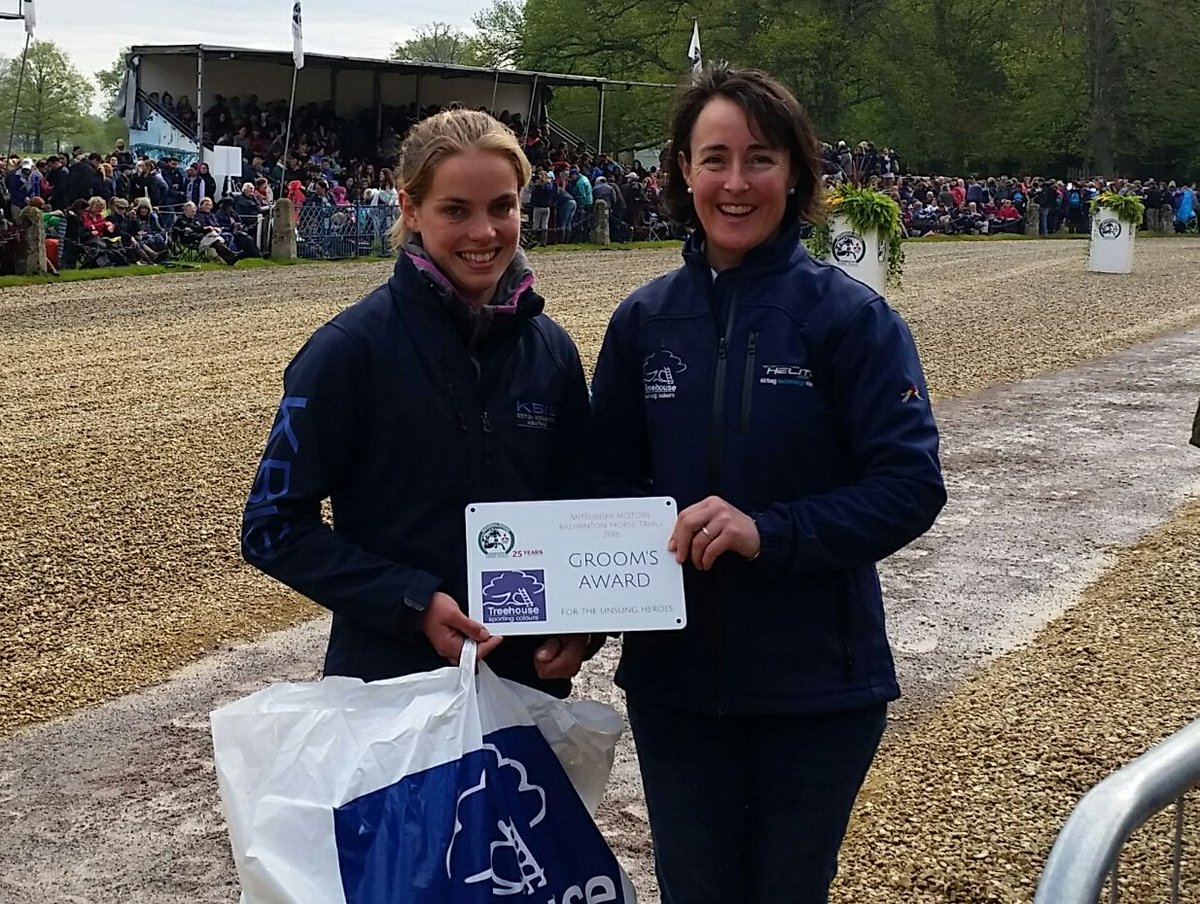 BritishGrooms's tweet photo. The @TreehouseHorse GROOM OF THE WEEK AWARD went to BGA Member Anna Mildner who works for Izzy Taylor. @bhorsetrials https://t.co/C8Q7Zk4p2l