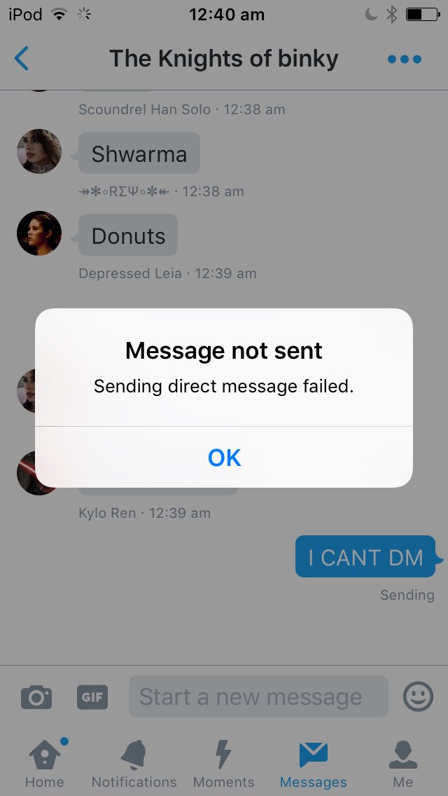 finn_boyega's tweet photo. @twitter Hi there! Last night I tried to send a DM but instead it came up with this. https://t.co/RdOL9fmOhV