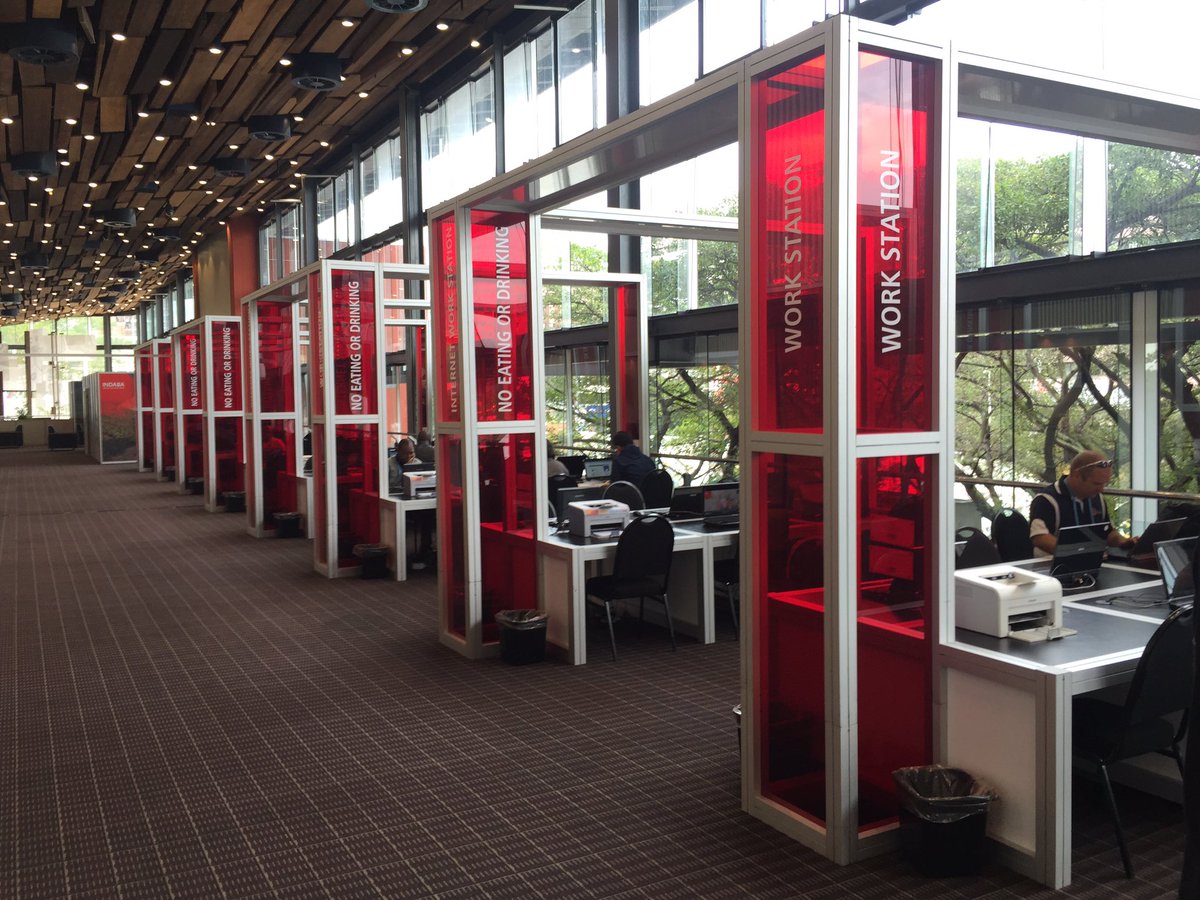 klawunder's tweet photo. Flying Media Working Place @ #INDABA2016  Daily Travel News from our Reporter #deinsuedafrika #flyingmedia https://t.co/6XyF7JKfgP