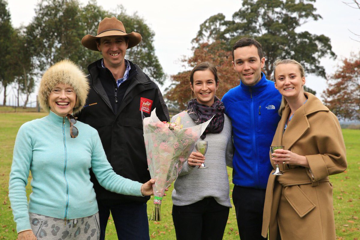 GaiWaterhouse1's tweet photo. A wonderful day spent in the Highlands with the team 🎉🍾 #TeamGWR https://t.co/enDpuVTG5I