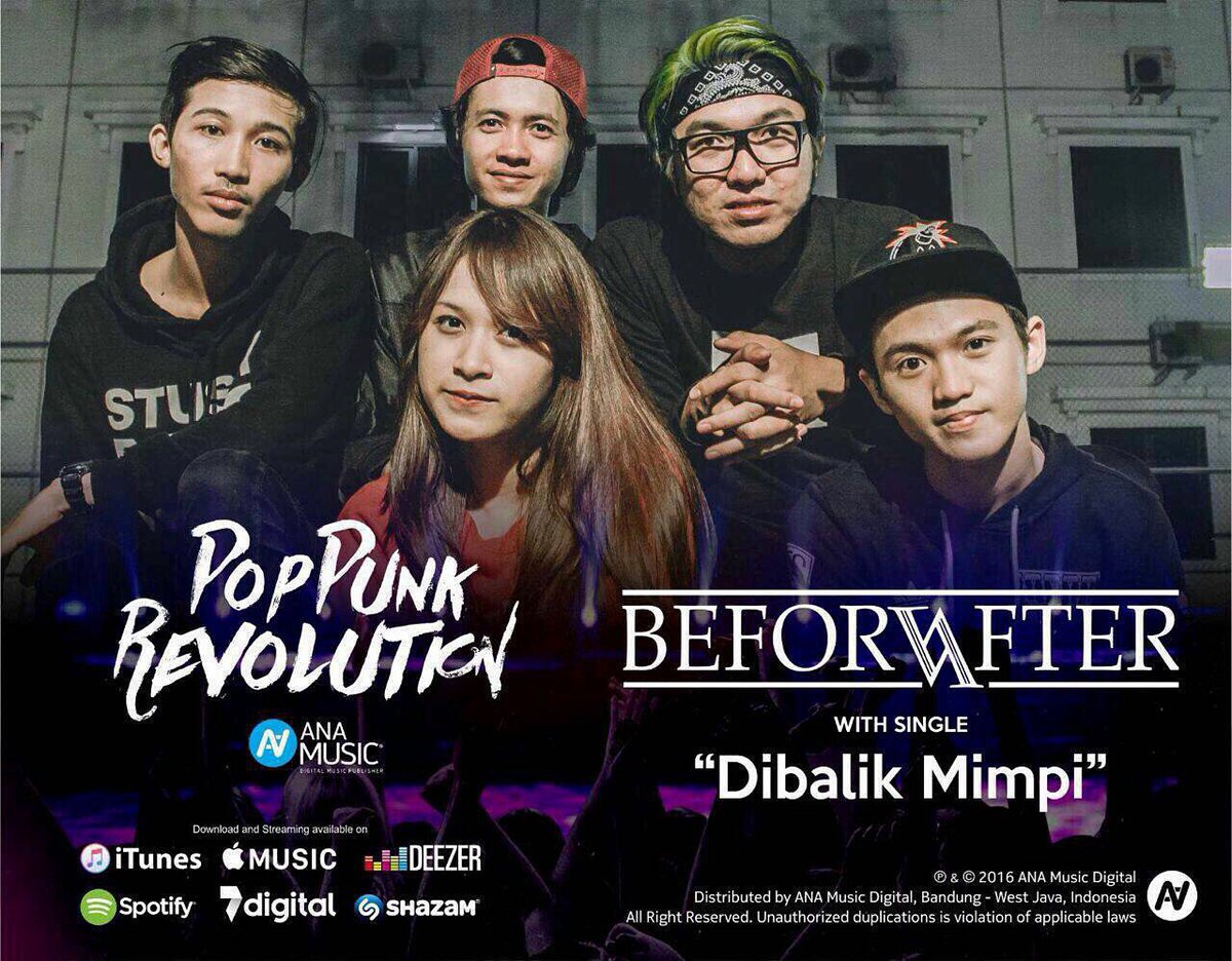 BEFOREAFTER OFFICIAL (@beforeafter_) on Twitter photo Halo semuanya Single terbaru kita #DIBALIKMIMPI bisa didenger di spotify open.spotify.com/track/1NHueCbM…
@BerisikRadio Halo semuanya Single terbaru kita #DIBALIKMIMPI bisa didenger di spotify open.spotify.com/track/1NHueCbM…
@BerisikRadio