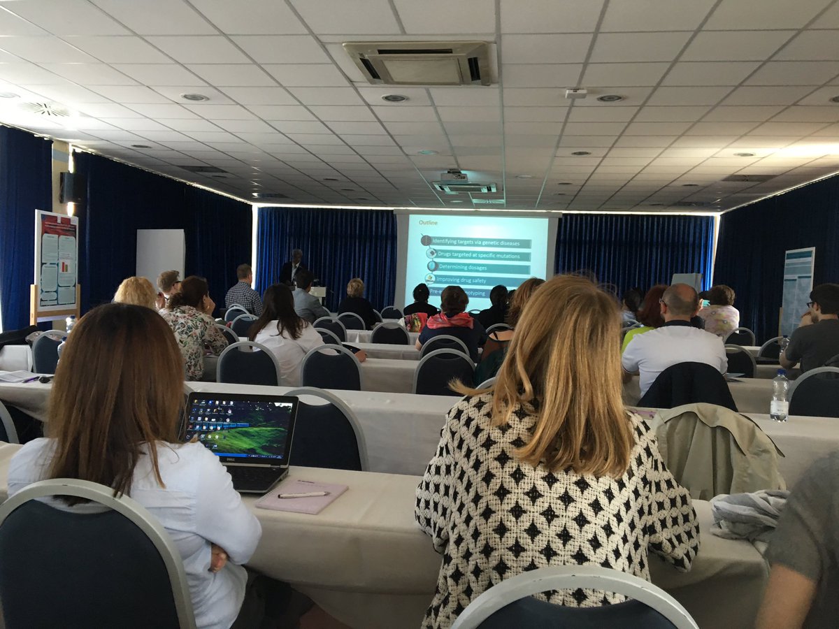 PGx_EU's tweet photo. Munir Pirmohamed presenting at the Summerschool in Portoroz #EU_PIC #pharmacogenetics https://t.co/De3eIiObYv