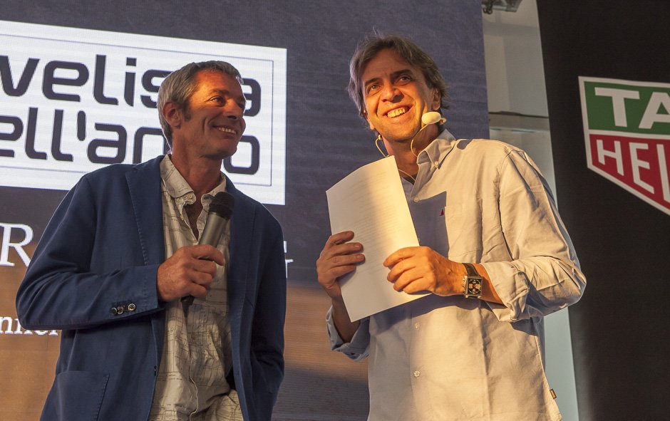 VMalingri's tweet photo. al @VELAFestival premiando i velisti dell'anno "young" #largoaigiovani #averesedicianni #feelgood https://t.co/2k4Z7dD7Xo