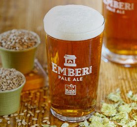 Suns out so what the best way to enjoy it with one of our Sunday roasts and a pint of ember ale #loveyourlocal