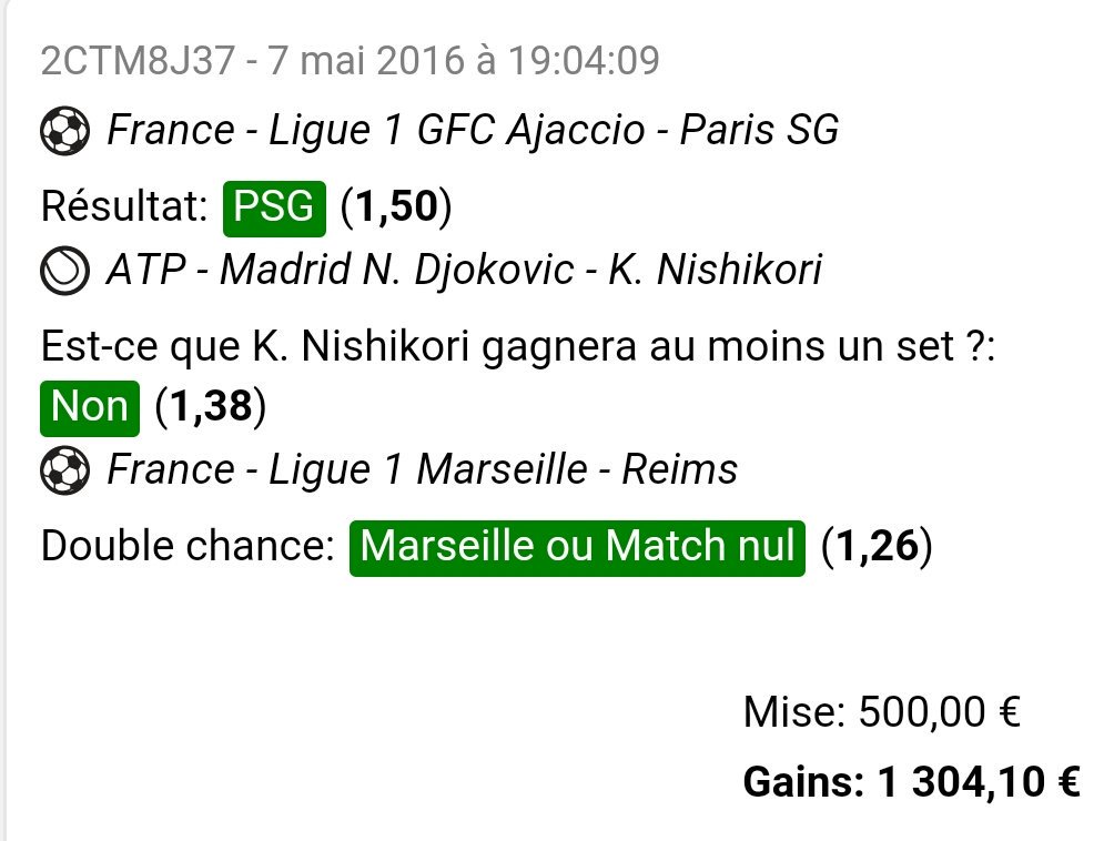 Easy__Pronos's tweet image. Hier avec un bilan moyen. J'ai donner en privé un #CombinéSolide
Voilà ce que ça donne

#ParionsSport