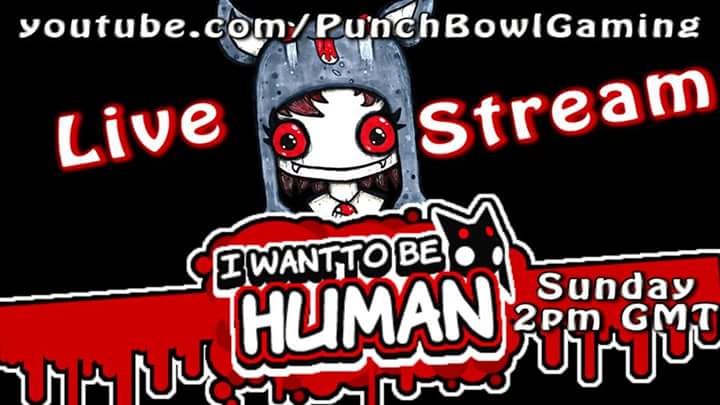 ChrispyJones_'s tweet photo. Not long to go until I #stream #IWantToBeHuman, who's going to be there? @ReverbGames @sinclairstrange @jimmyurine https://t.co/t8PStbQdtx