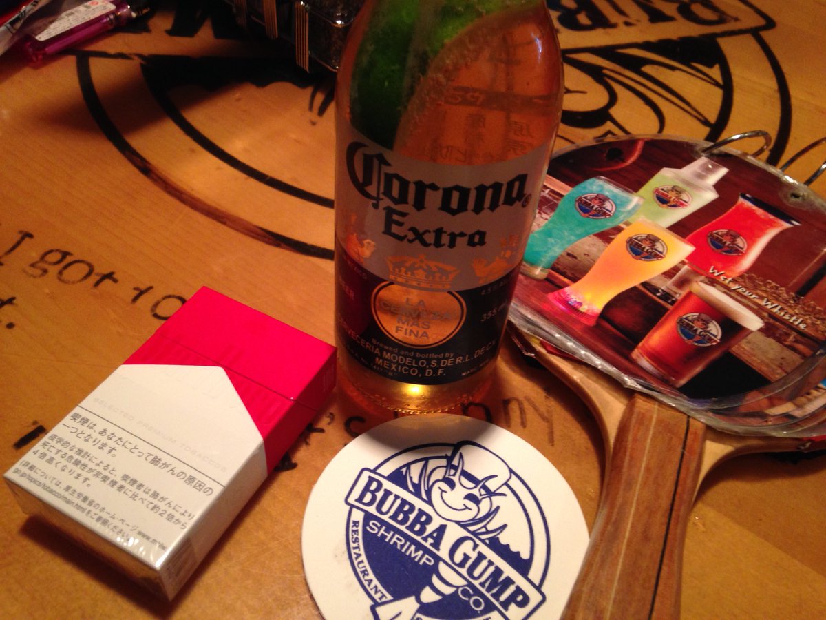 RED_KAGE9's tweet photo. BUBBA GUMP SHRIMP TOKYO エビちゃん(´･_･`) https://t.co/gtTcco3Mfq