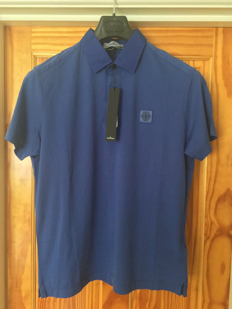 Stone Island polo shirt. 621523065. Royal blue. XL pit to pit 22". RRP £105. £70 delivered. Please RT
