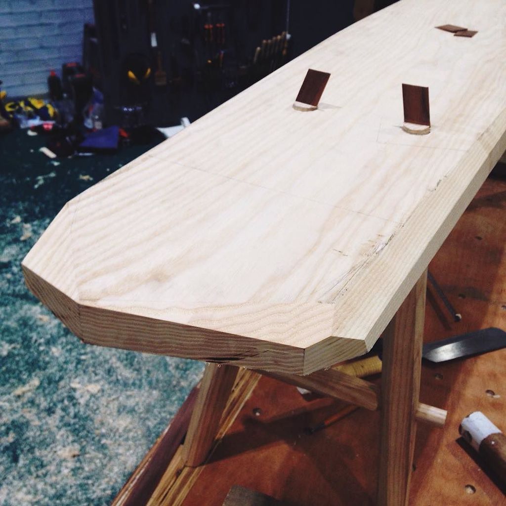 Just about ready to glue up the PLANE bench that we've been making over the last couple of… ift.tt/1rFMDHh