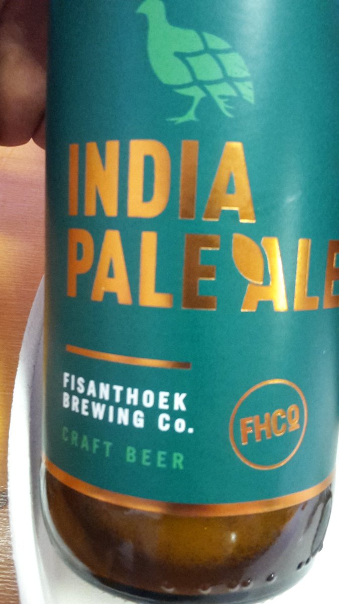 Thanks Anschi for bringing in a lekker IPA (which we aren't brewing) yesterday to our opening!