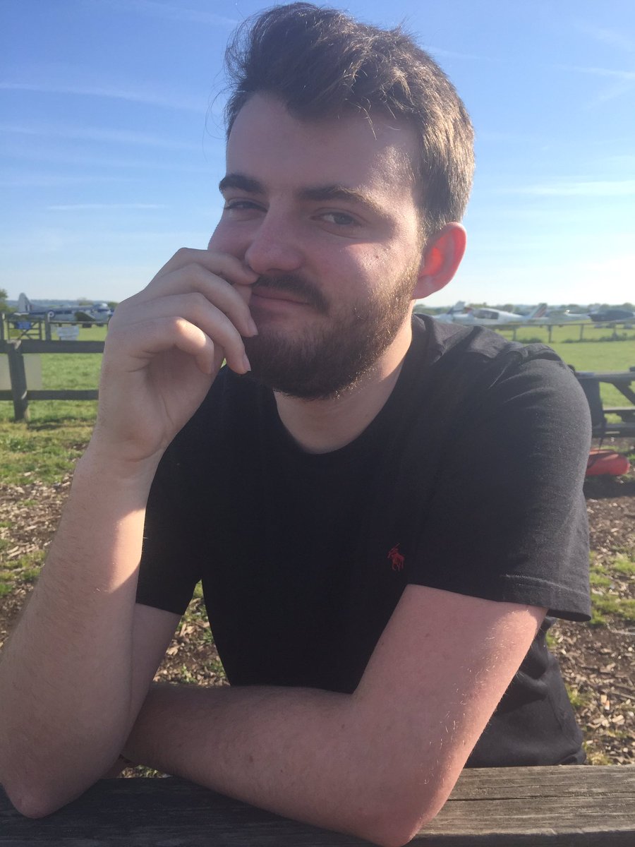 Our very own <a href="/jackpeck_/">Jack Peck</a> getting ready for his skydive! 🛩