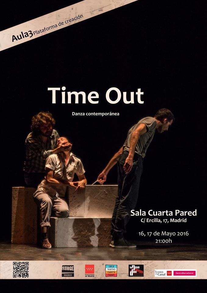 En 8 dias estrelamos...TIME OUT  de Aula 3 esta poniéndose bonita!!! Ganas.....
#surgeMADRID <a href="/salacuartapared/">Sala Cuarta Pared</a>