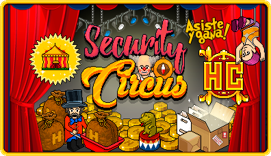 LinuXx_Habbo's tweet photo. 📢¡Gran Fiesta de Cierre #SecurityCircus!🎪 @ESHabboSecurity Hoy a las 22:00 (HPE) ¡asiste y gana increíbles premios!🎁 https://t.co/vQ63FdO59o