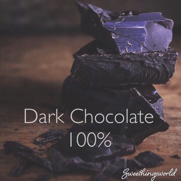 SweethingsWorld's tweet photo. Dark Chocolate 100%!!! A que esperas para demostrar lo valiente que eres ante un chocolate con tanta actitud?? 🍫 https://t.co/l8vDnIR0bO
