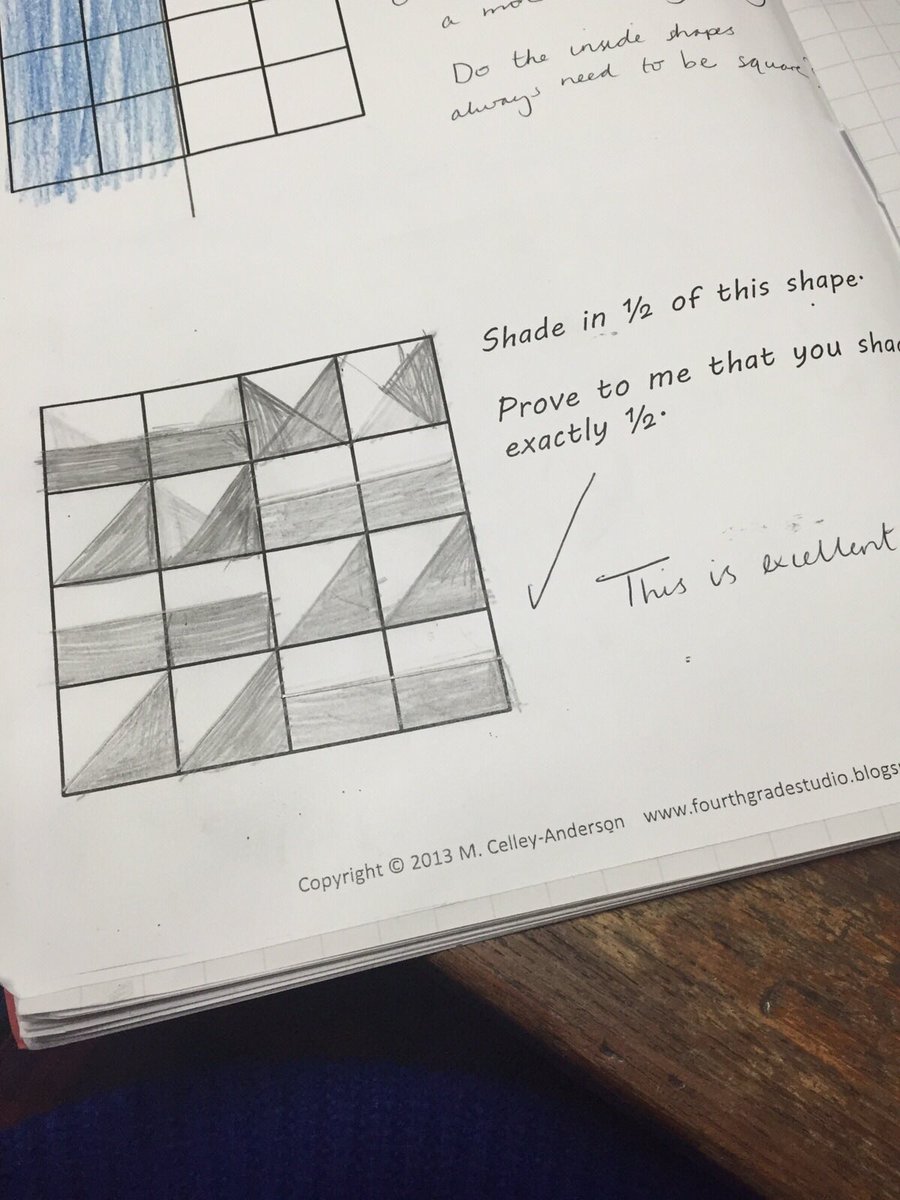 MissBrownYork83's tweet image. Thinking outside of the box #FunFractions 😃