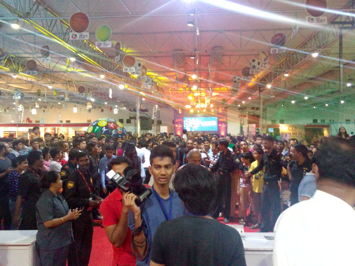 PISE2016's tweet photo. Our own.... The Flying Sikh @SinghFlyingsikh Sir is just about to reach the #PISE2016
HUGE crowd gathered here! https://t.co/RwqaE0zUxZ