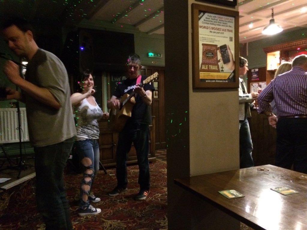 Great gig last nite The Plough. See u end of the year