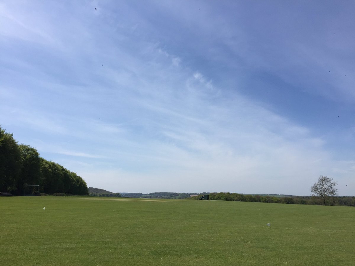 Beautiful day at Broadhalfpenny Down. Summer's here for Brigands vs Vagabonds