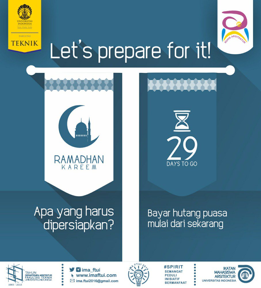 RoarsIMA's tweet photo. Ramadhan semakin dekaat, apa yang perlu kita persiapkan?
#RevisiMenjadiLebihBaik https://t.co/KFWhCiqMaD