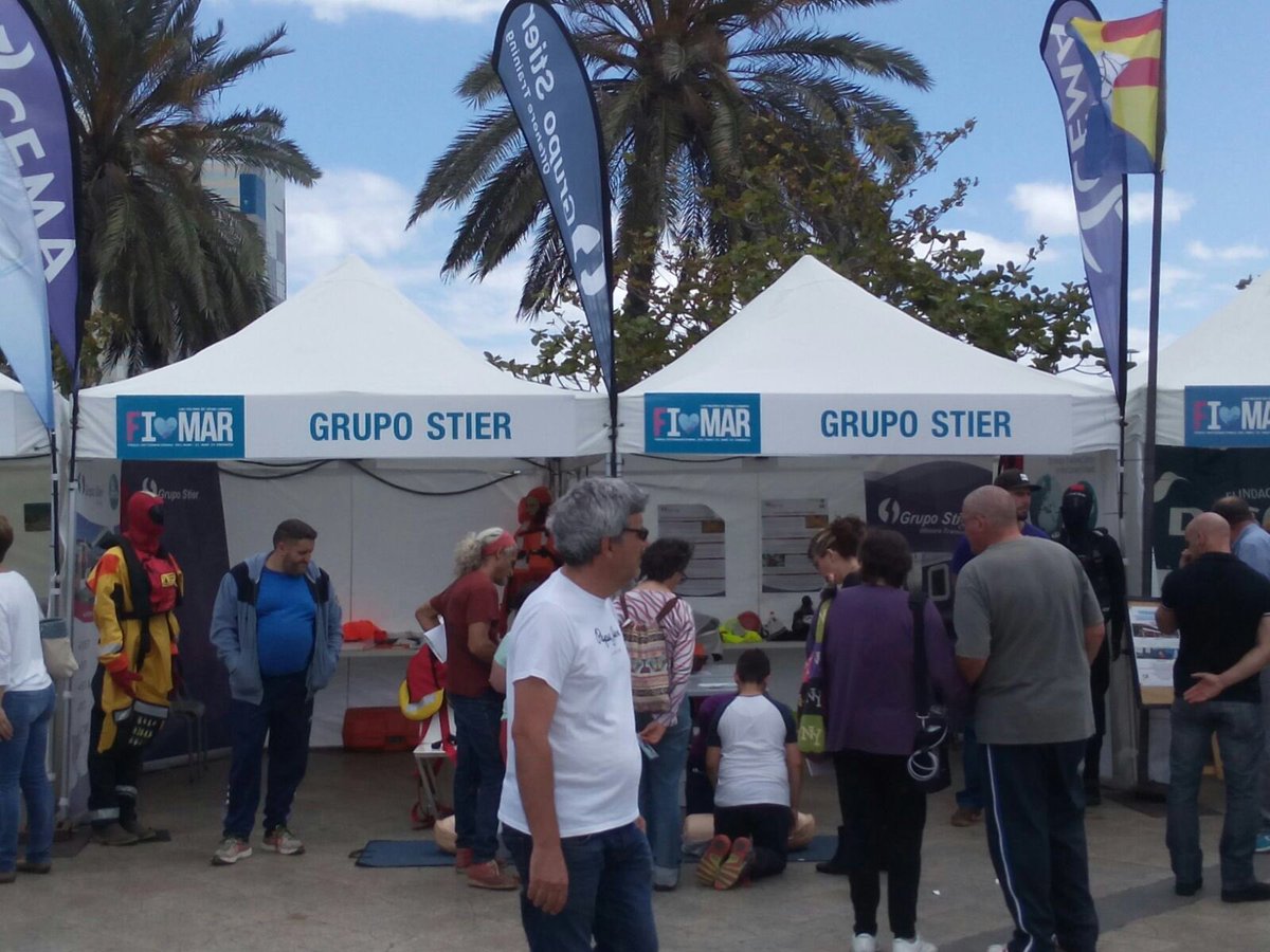 GrupoSTIER's tweet photo. Apurando las últimas horas en #FIMAR2016 . Felicidades a la organización x un trabajo bien hecho #formación #empleo https://t.co/KyAa090FXP