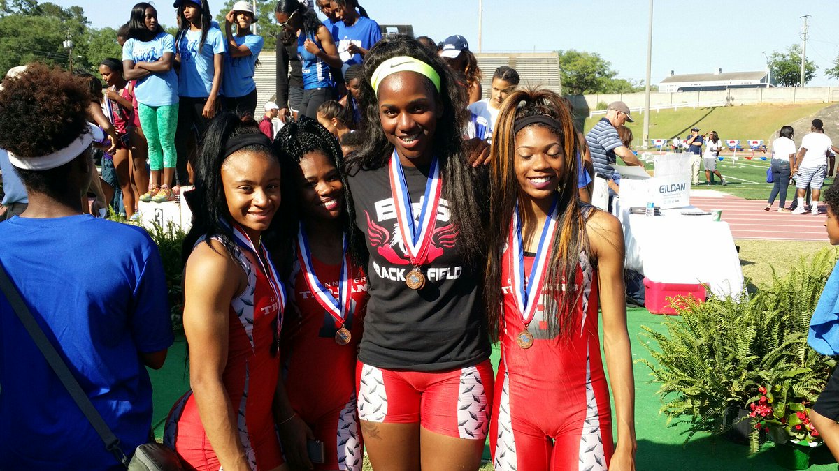 Congrats to these fantastic young women. They competed in state competition, placed, and broke school records!