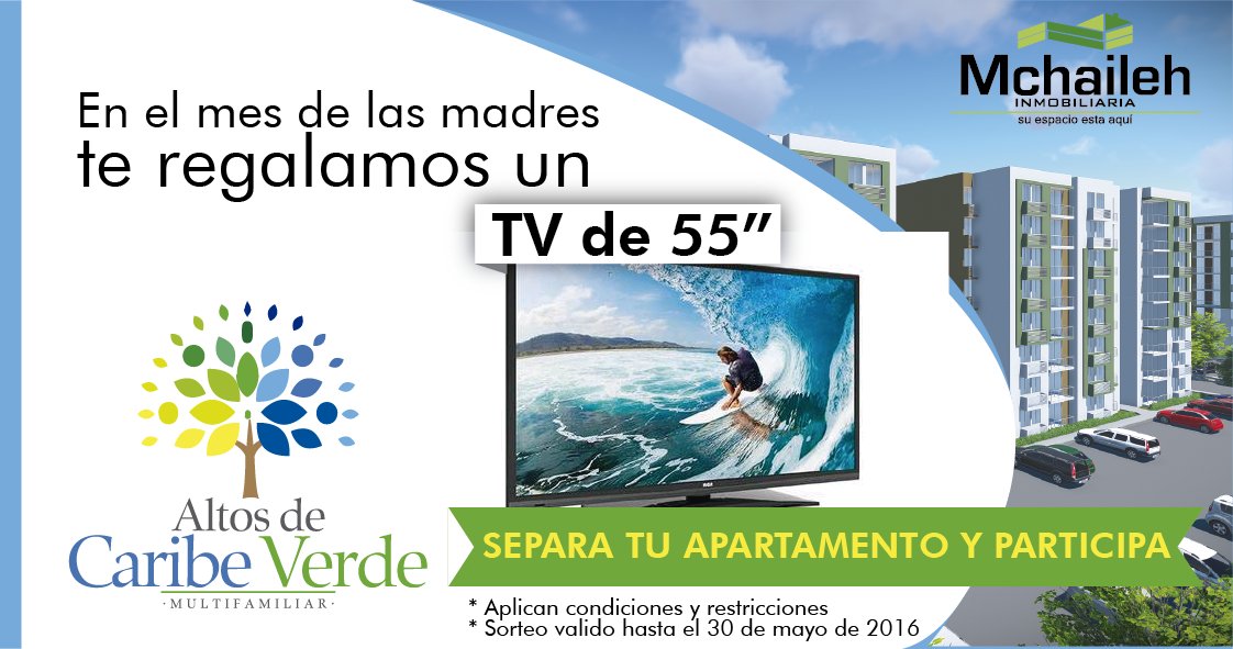 Altosdecaribev's tweet photo. Separa tu apartamento con 1 Millón y participa en la rifa que se está realizando este mes de las madres. https://t.co/BcUMbA344B