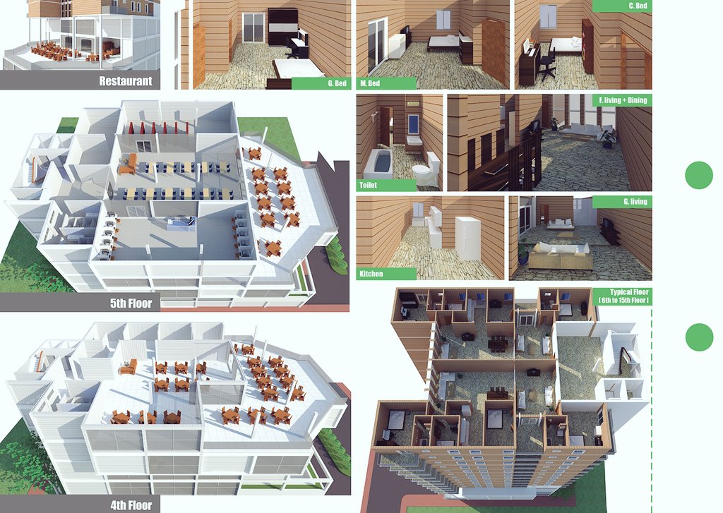 MoulikSarker's tweet image. #Mixed_Use_Development
#Portfolio 
#Architecture 
#4thYear2ndSemester