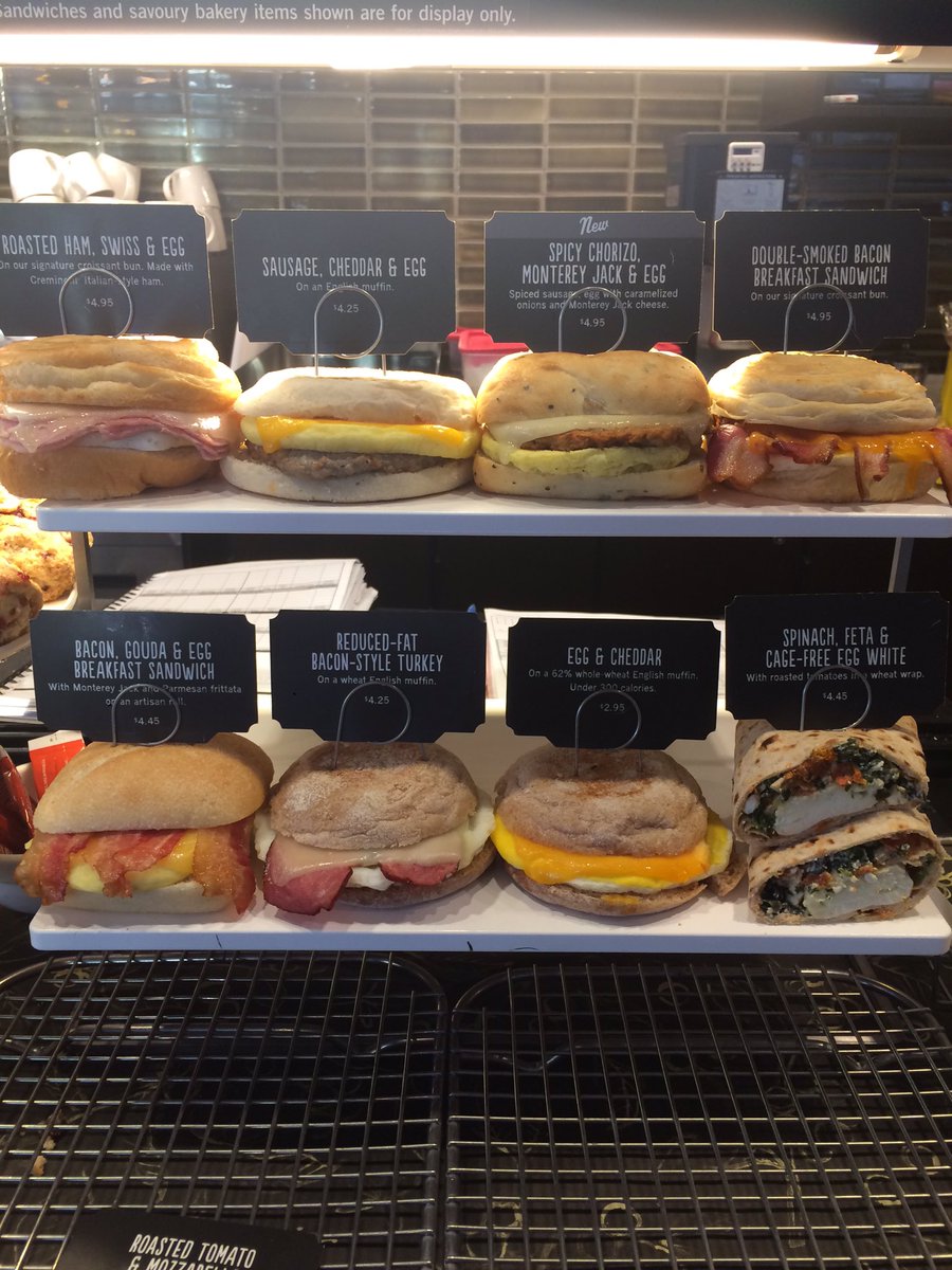 StarbucksOz's tweet photo. Did u know we serve deliciously warmed breakfast sandwhiches all day long! #yum https://t.co/B7CFYBnBCm