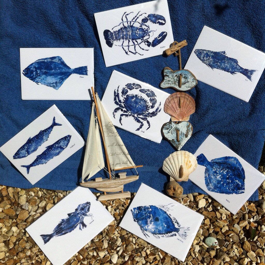 Our FISH range #fish #coastal #oceanlife #fishrubbing #art