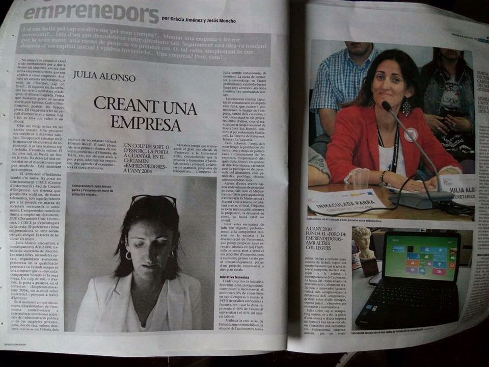 CeliaDominguezR's tweet photo. Un ejemplo a seguir @JuliaAlonso gran emprendedora en #protocolo y #eventos y mejor persona. Hoy en @informacion_es https://t.co/ZHBxtRqA2Y
