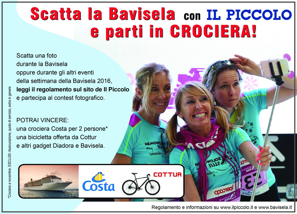 il_piccolo's tweet photo. #Bavisela E' il momento di Scatta la Bavisela!!! Leggi qui https://t.co/ph5FCOTS3E il regolamento https://t.co/IZU8w5ICwF