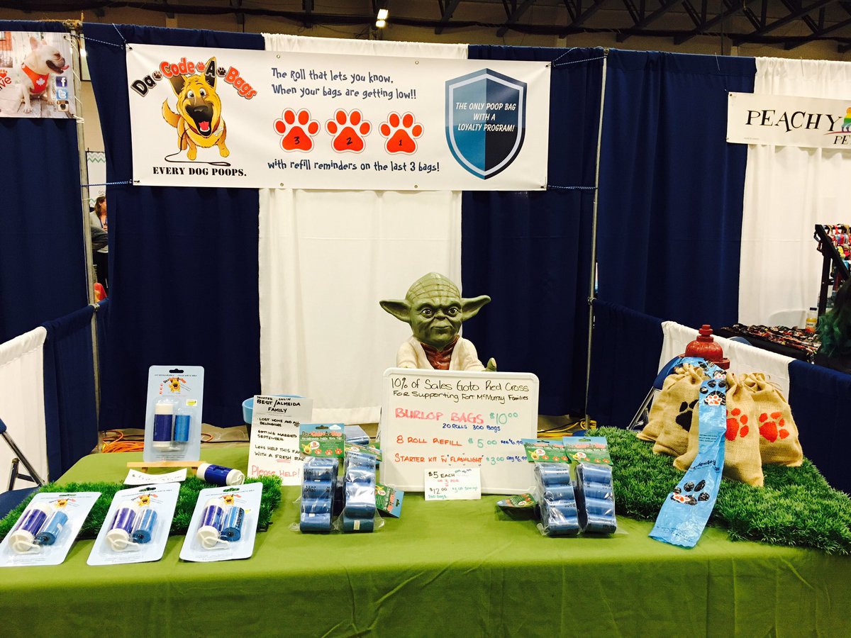 DaCodeABags1's tweet photo. @KWPetExpo stop by!portion of sales this weekend go to help families #FortMacFire #CanadiansHelpingCanadians https://t.co/bKGRkJFrd2