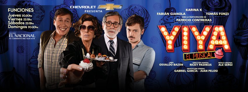 Magistral <a href="/karinakactriz/">Karina K 🇦🇷</a>
HOY 20.30 HS <a href="/Yiyaelmusical/">Yiya, el musical</a>
musicalesbaires.com.ar/y-se-va-la-seg…
<a href="/pashkus/">Ricky Pashkus</a> <a href="/grgproducciones/">Gabriel Garcia-GRG</a> <a href="/osvaldobazan/">OB</a>