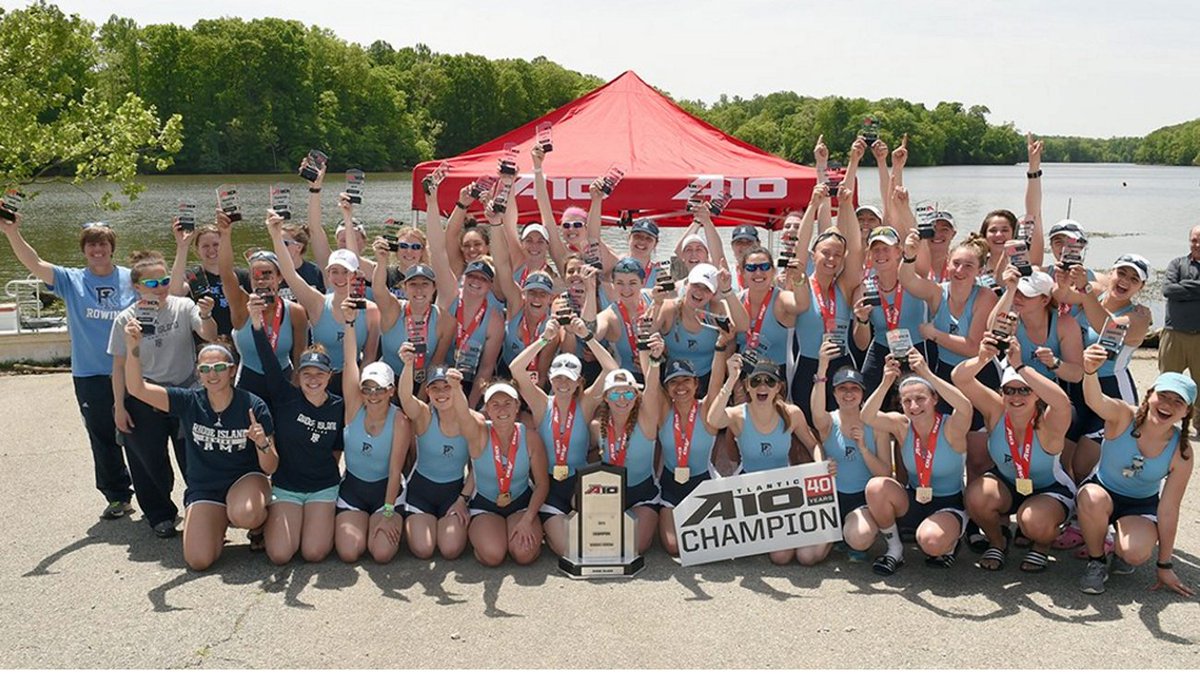 Congrats to the <a href="/RhodyRowing/">Rhody Rowing</a> team on winning the 2016 <a href="/atlantic10/">Atlantic 10 Conference</a> championship!!! #champs #gorhody