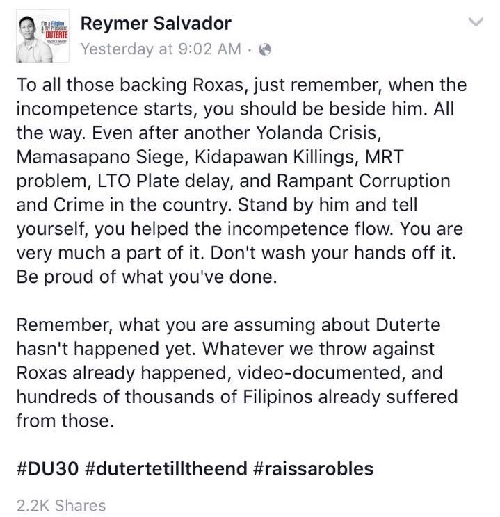 MarjOates's tweet photo. Read and be the judge #NoToRoxas #DuterteCayetano #Duterte ππΌππΌππΌ https://t.co/yDq9lWrxRq