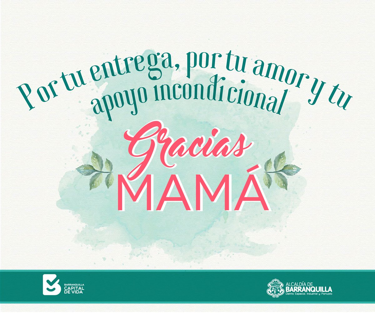 alcaldiabquilla's tweet photo. En Bquilla la mujer perfecta sí existe, se llama MAMÁ. A ella le debemos nuestra vida, y por ella debemos respetarla https://t.co/bKi2IF5yLS