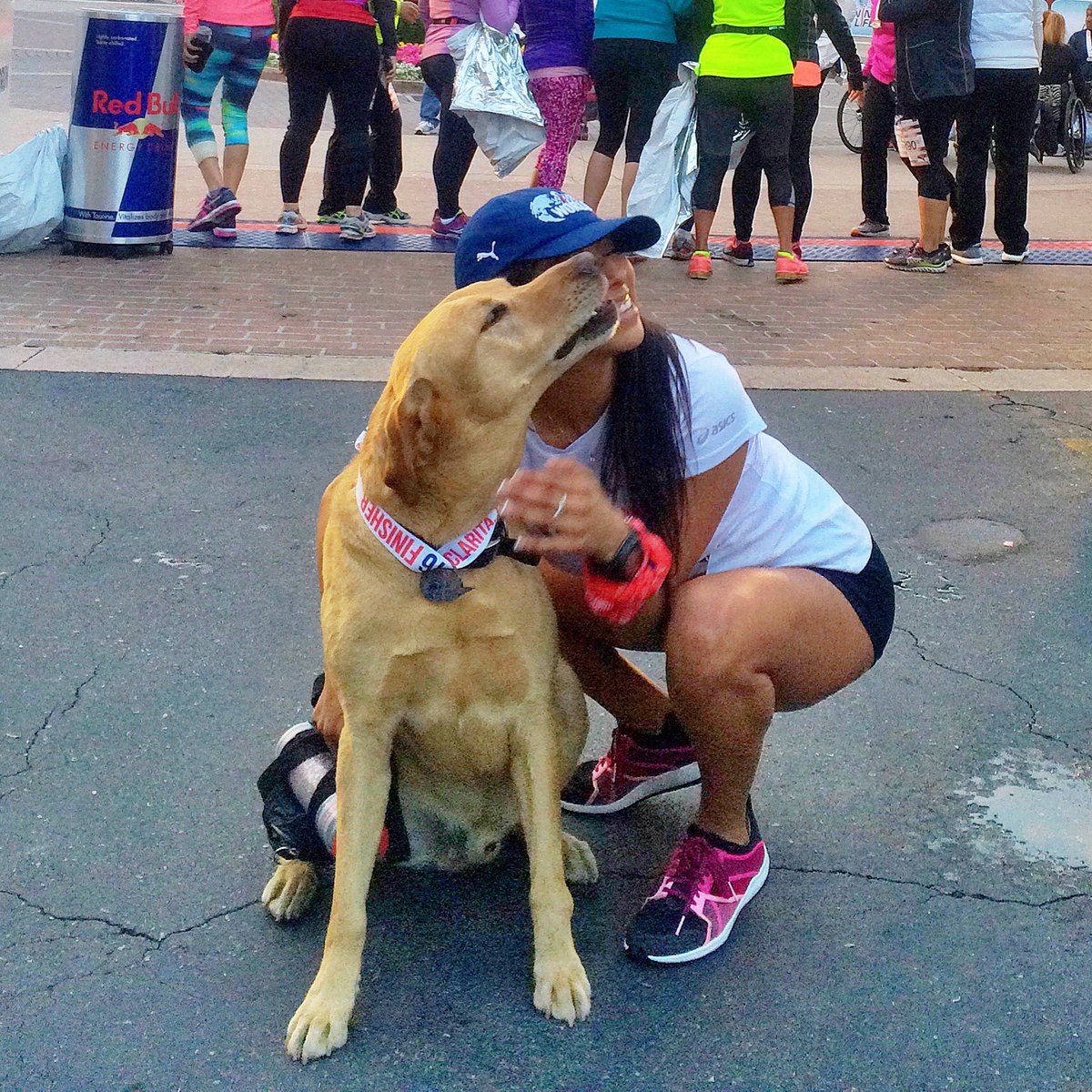 IrongirlNadia's tweet photo. We ran @WFLWorldRun covering 10.2mi in 1:33 (9:07)! So proud of my boy. #wflworldrun #wingsforlife #mothersday https://t.co/73MNN45tvA