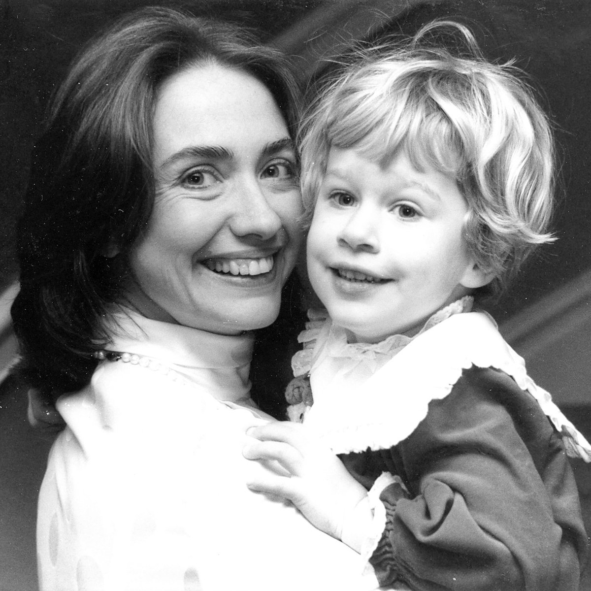 HillaryClinton's tweet photo. Happy Mother's Day to Charlotte's mom, and my wonderful daughter, @ChelseaClinton. -H https://t.co/tm3zS1jSRv