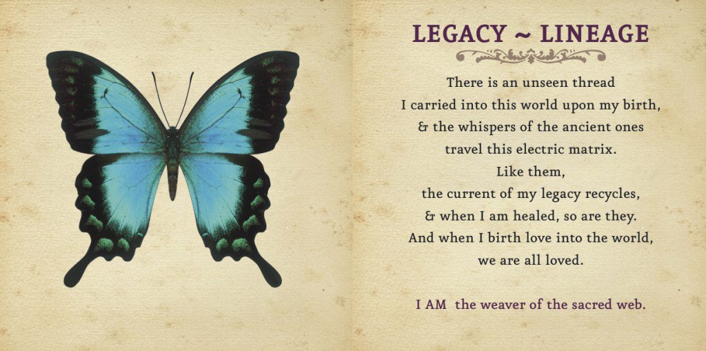 LabyrinthLight's tweet image. Legacy ~ Lineage emergingsoulcards.com/2016/05/08/leg…